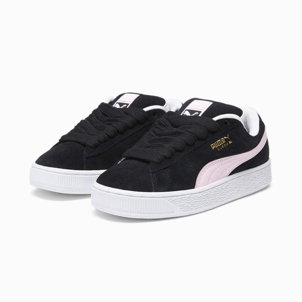 Puma Suede XL Pink and Black