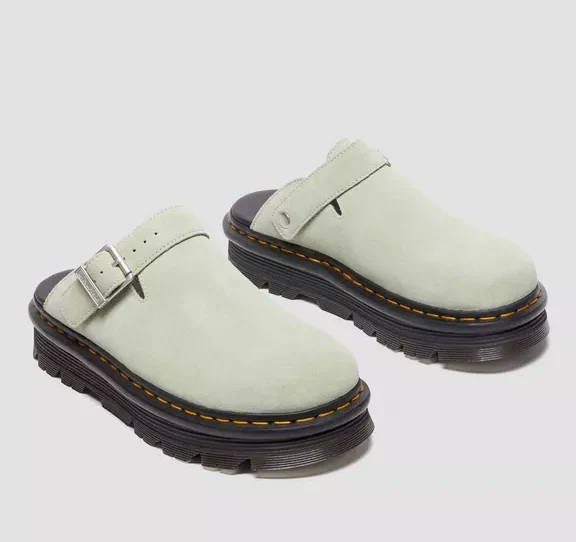 Zebzag Suede Casual Slingback Platform Mules