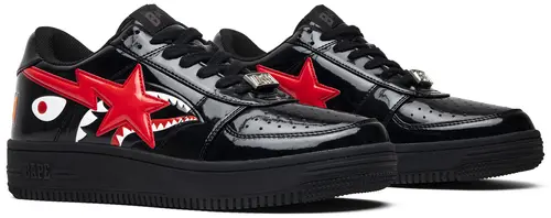 Bapesta Low Black Shark Face