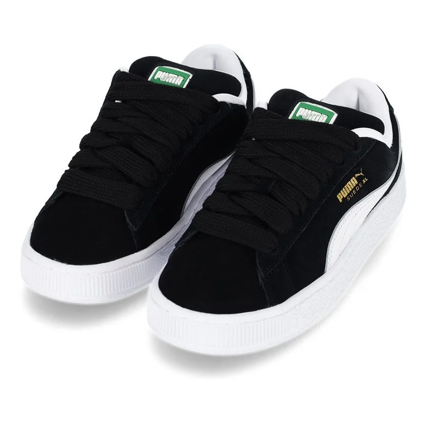 Puma Suede XL Youth Shoes Black/White