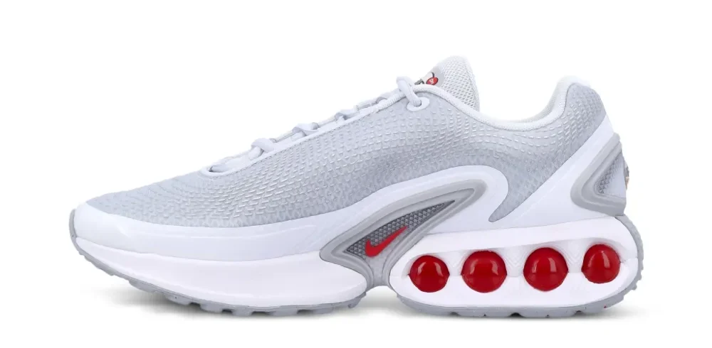 Nike Air Max Dn Pure Platinum Wolf Grey Metallic Silver University Red