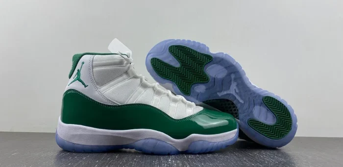 Air Jordan 11 High Green White